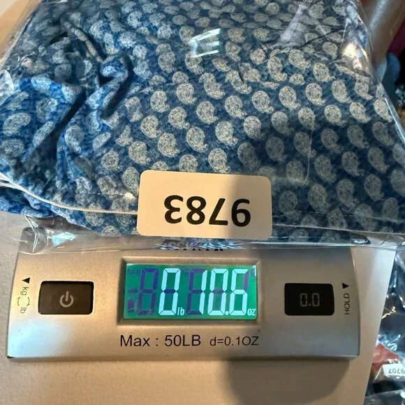 Show Me Your Mumu Women XL Bam Bam Bells Trouser Blue Paisley Pull On Pant 70s - Picture 9 of 9